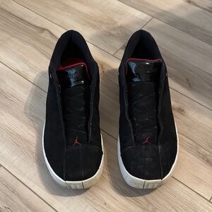 Jordan Men's Black and Red Shoes